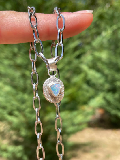 Recycled Australian Opal Pendant 4