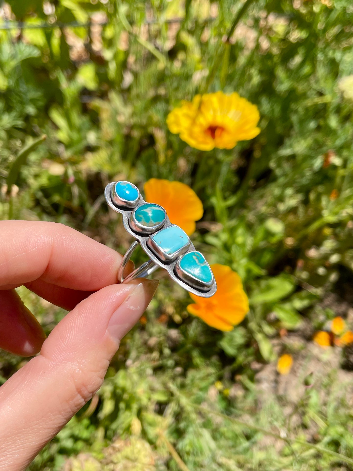 Multi stone ring size 9