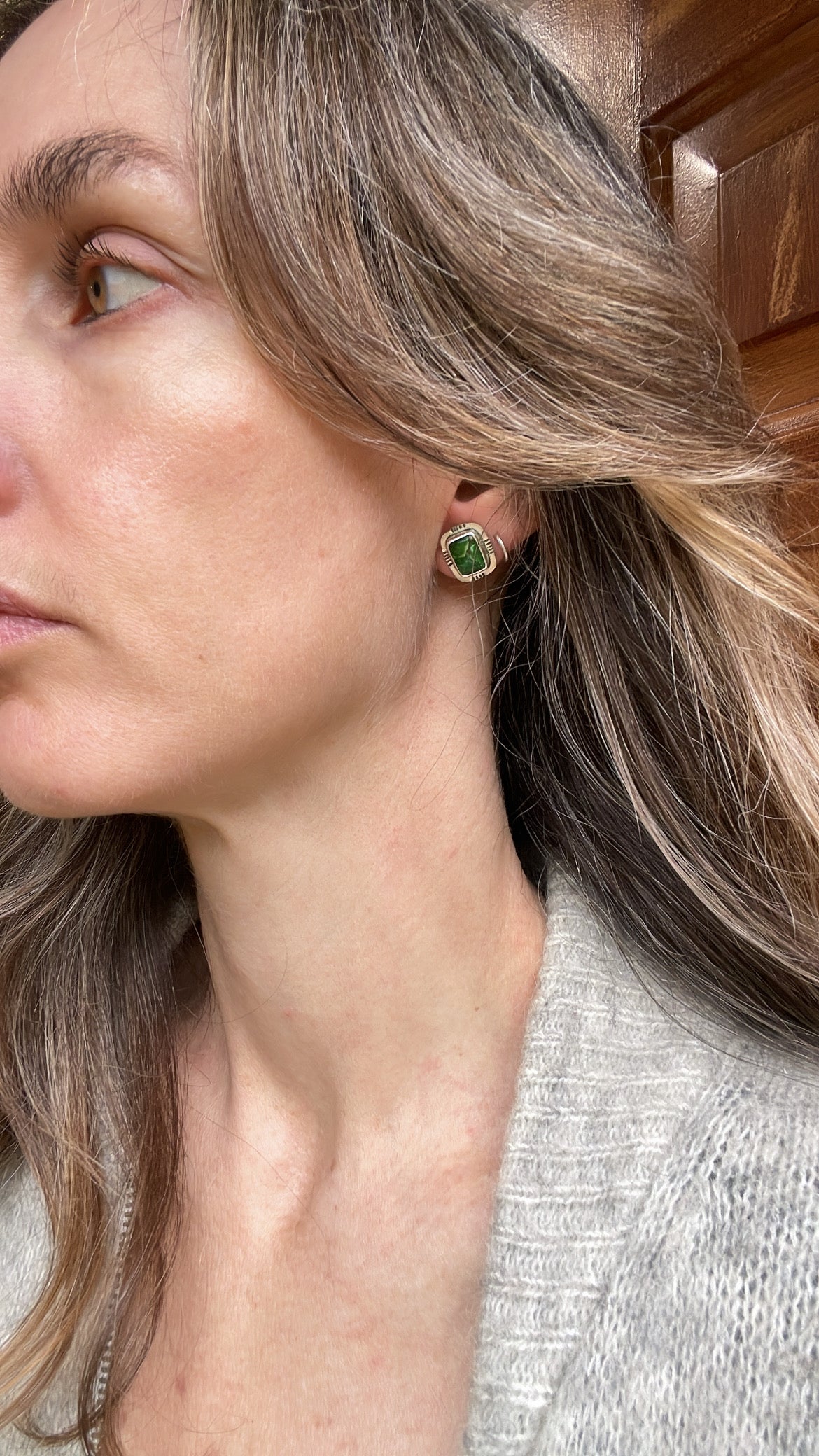 Sonoran Turquoise studs