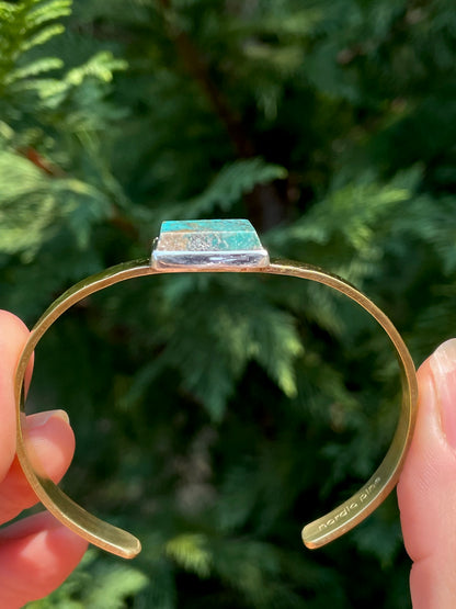 Square Persian Turquoise Cuff