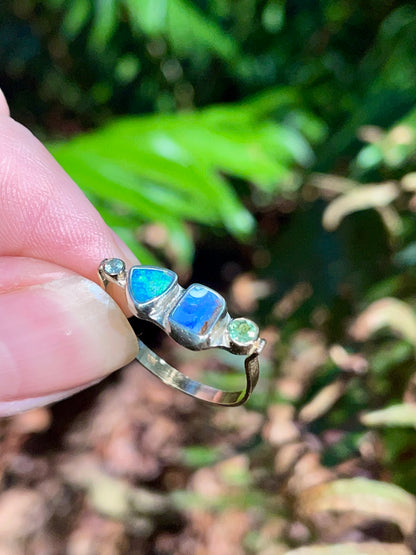 Golden Gem Collector Ring Size 8.5