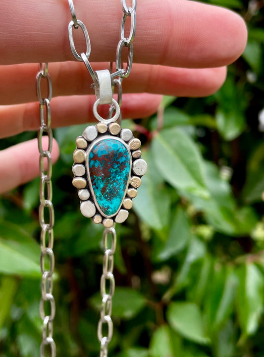 Chrysocolla Bloom Necklace