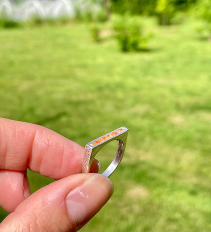 Opal Inlay Ring size 8