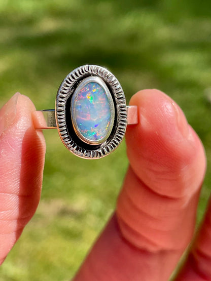 Australian Opal Ring Size 7