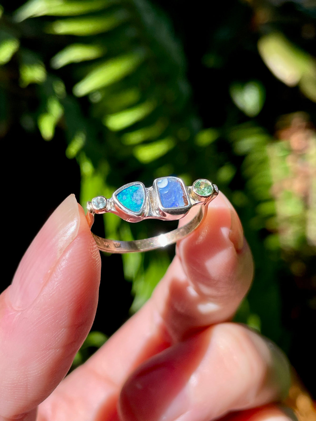 Golden Gem Collector Ring Size 8.5