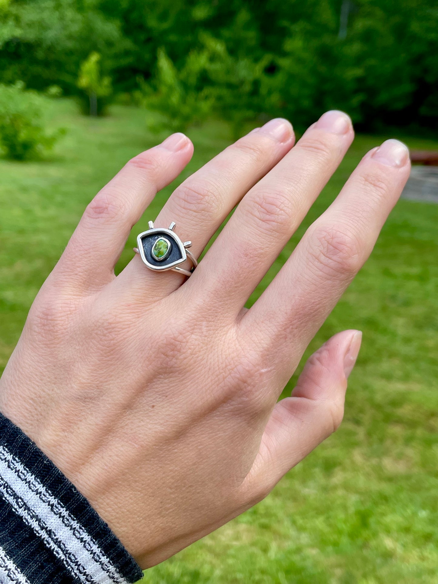 Evil eye Talisman Ring size 7