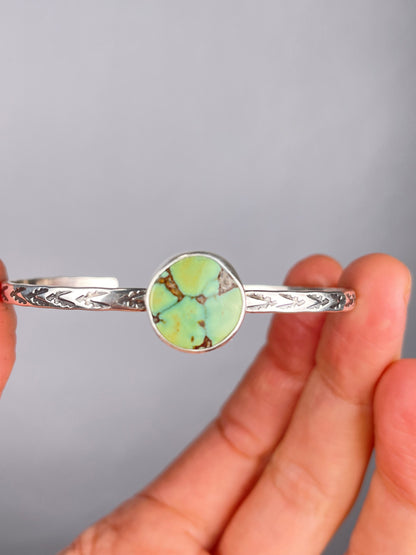 Sterling Silver Variscite Cuffs