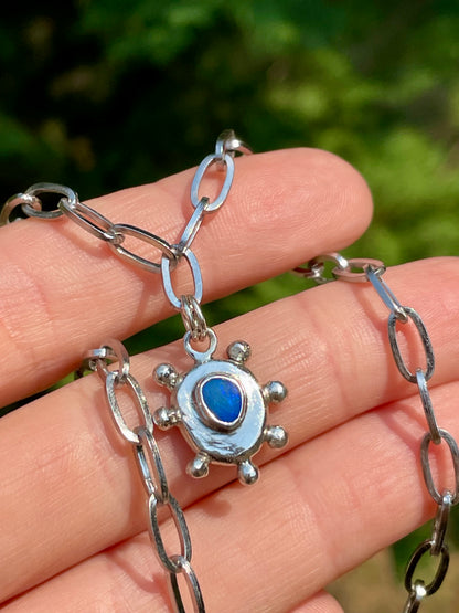Australian Opal chain necklace