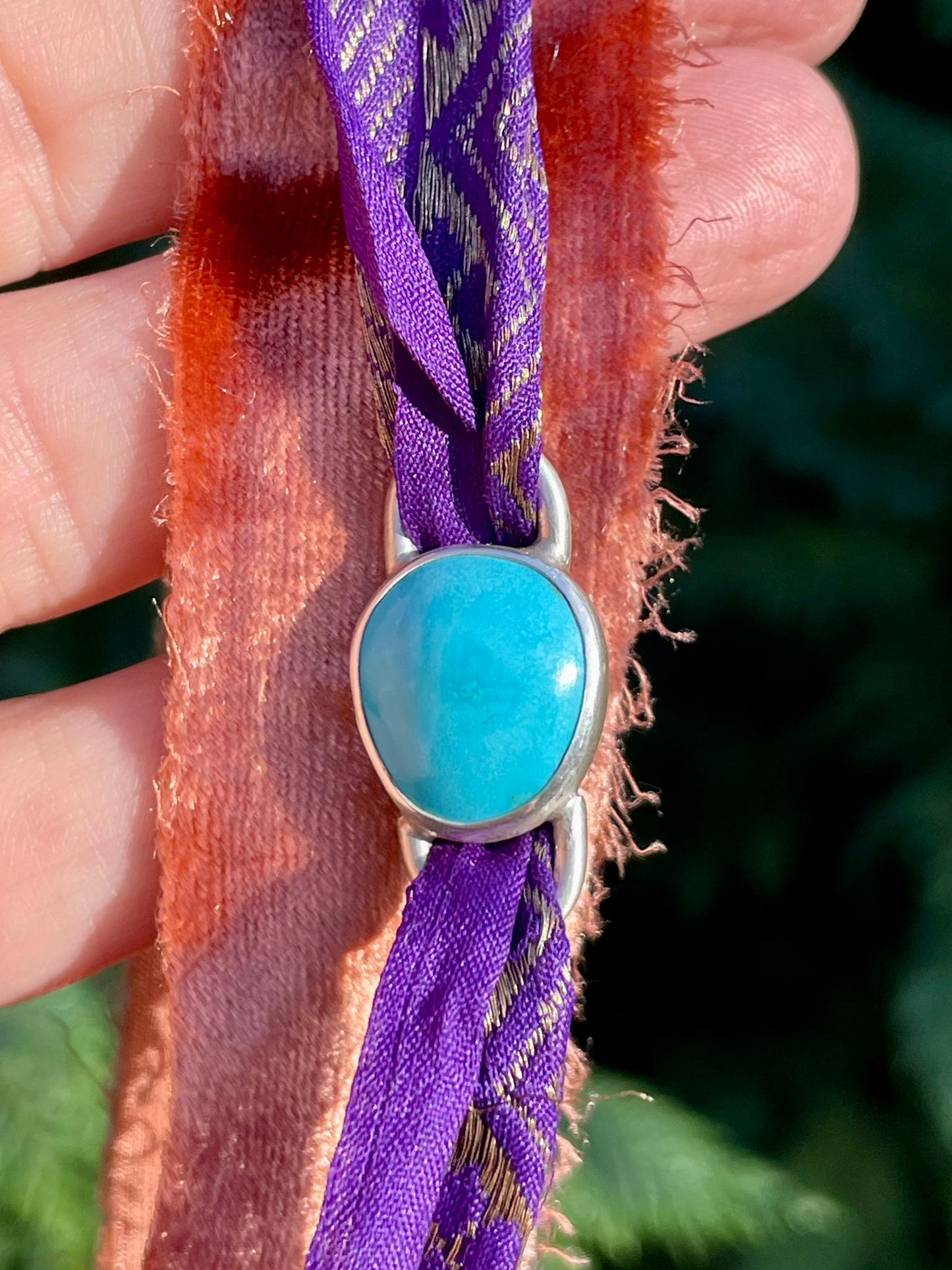 Cananaya Turquoise - Wrap Around Stone Charm