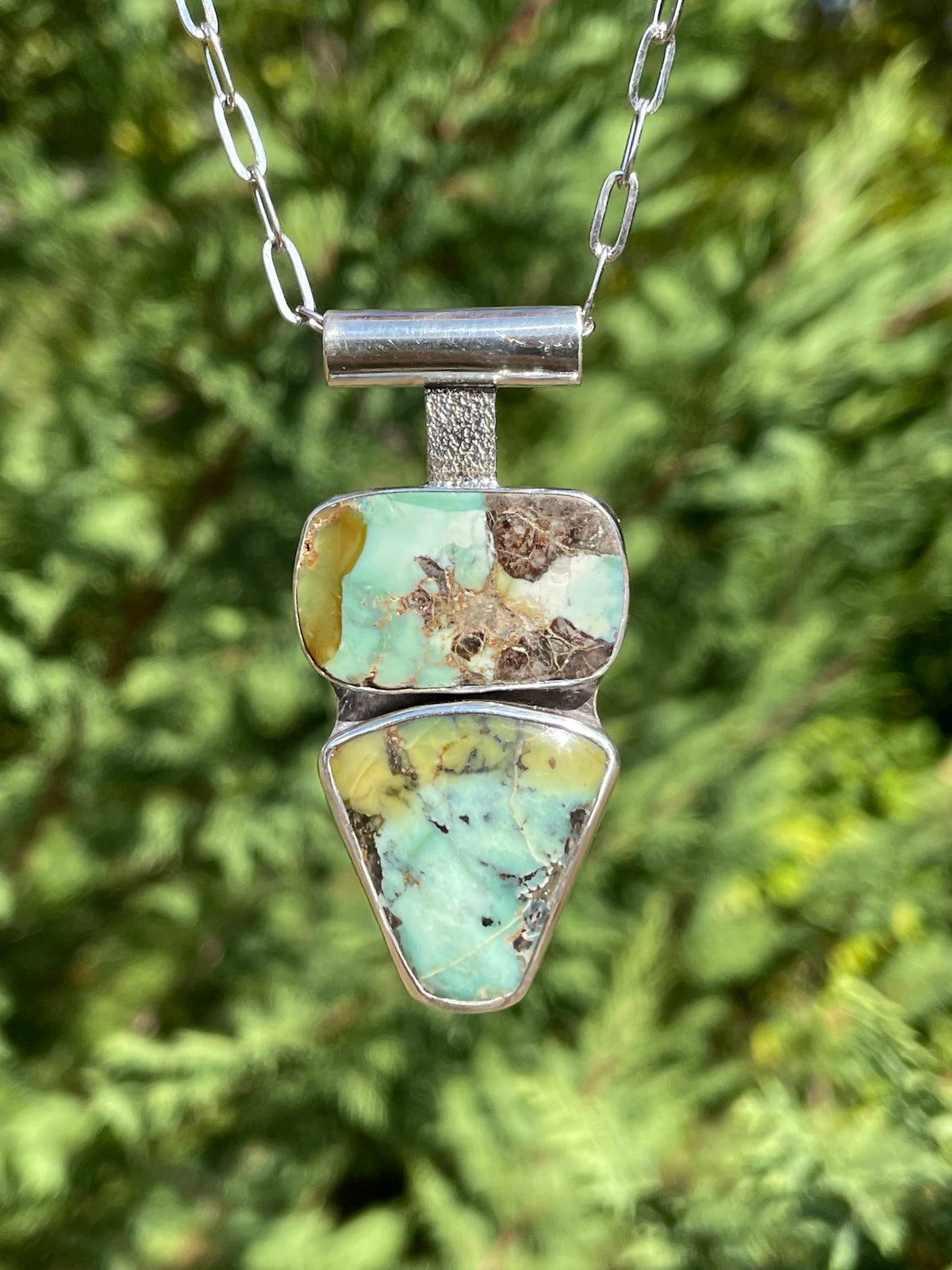 Stacked Variscite Necklace