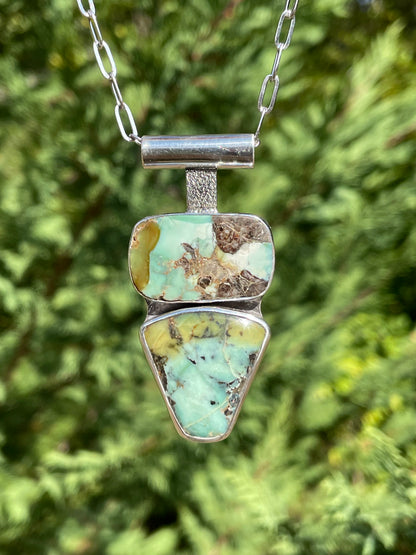 Stacked Variscite Necklace