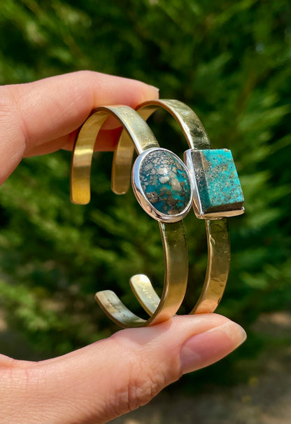 Square Persian Turquoise Cuff