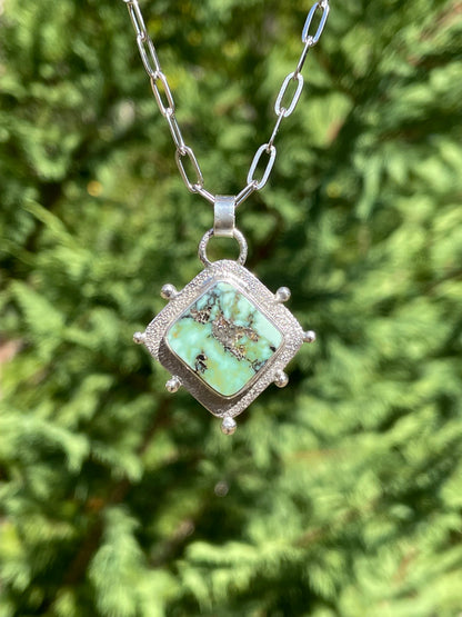 Variscite Compass Necklace