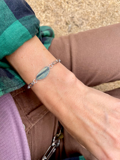 Western Washington River Rock Chain Bracelet