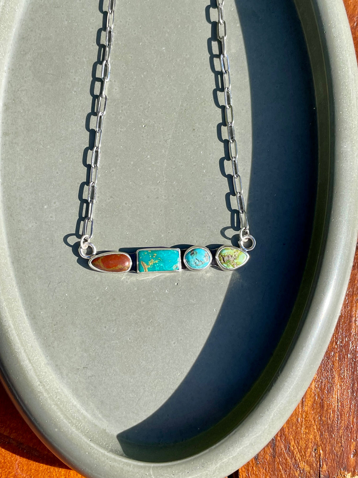 Straight Gem Collector Necklace 1