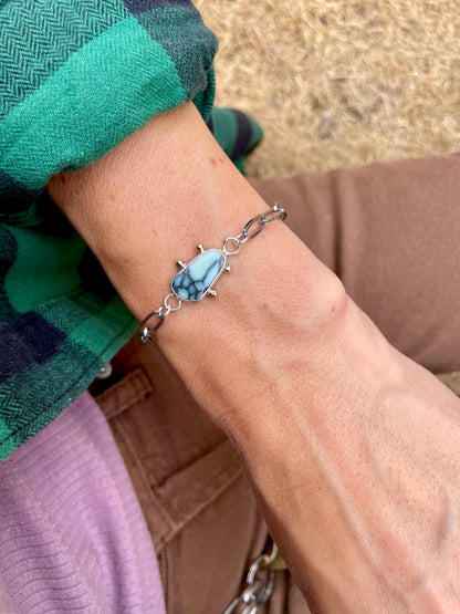 Variscite Chain Bracelet