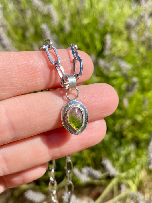 Zinnia bloom Necklace 3