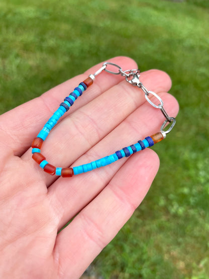 Beaded Turquoise Bracelet 7
