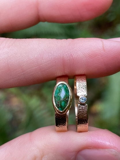 Montana Sapphire Gold Ring