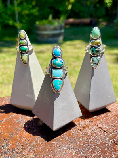Multi stone ring size 8