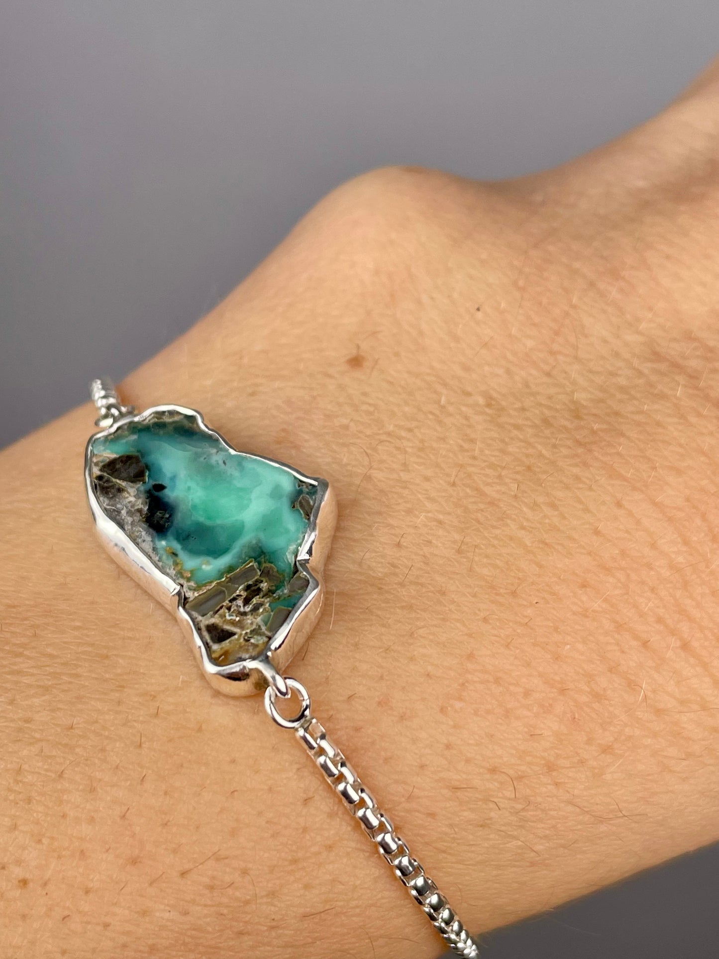 Adjustable Variscite Brancelet 3