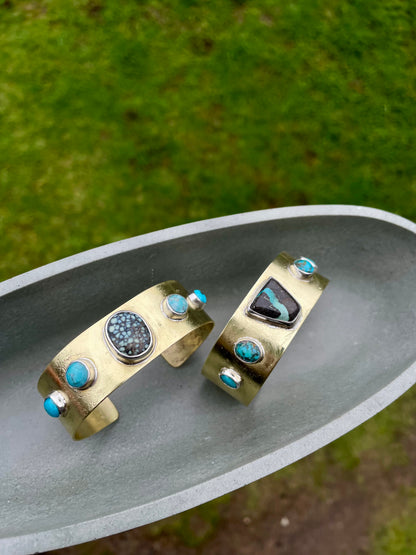 Turquoise statement cuff 2