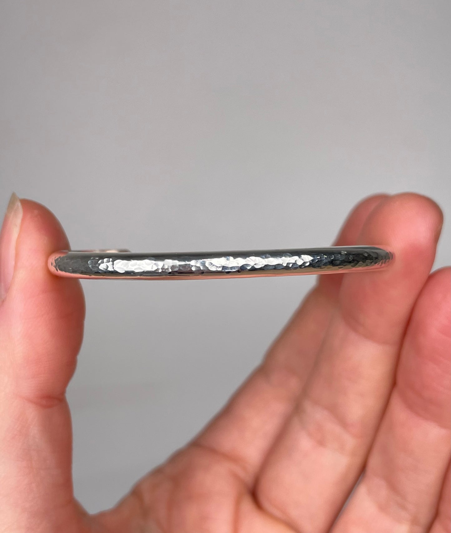 Sterling Silver Hammered Cuff