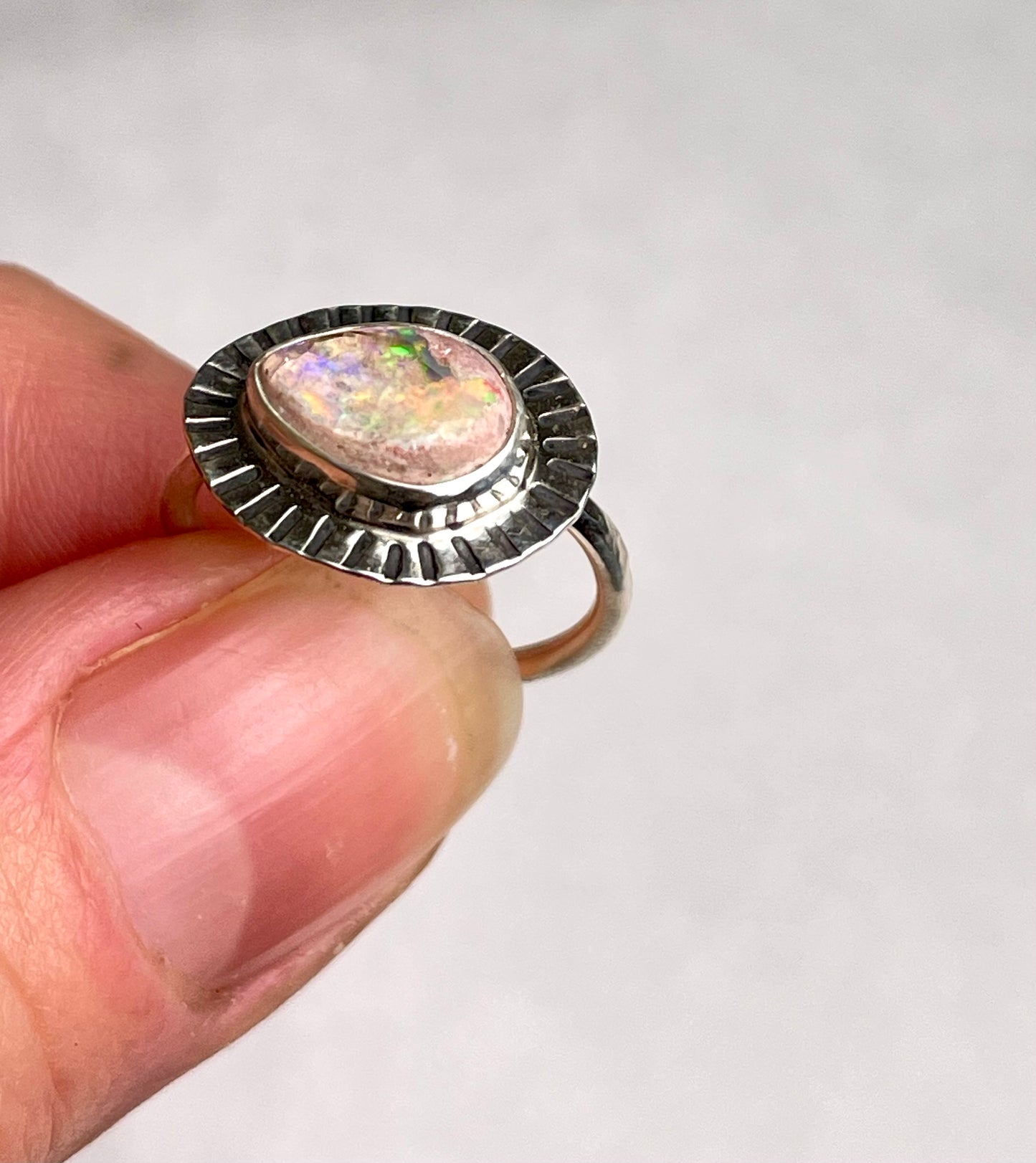 Mexican Fire Opal size 6.5