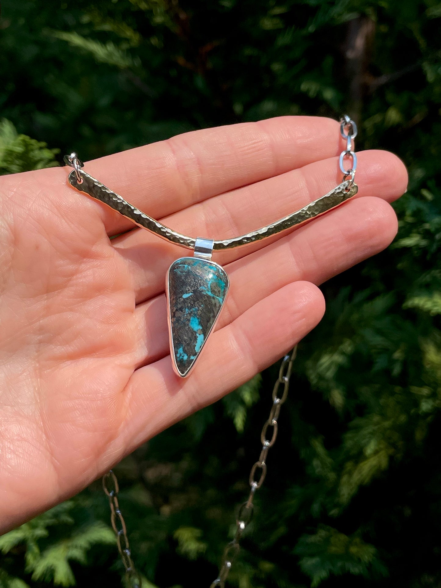 Persian Turquoise Bar Necklace
