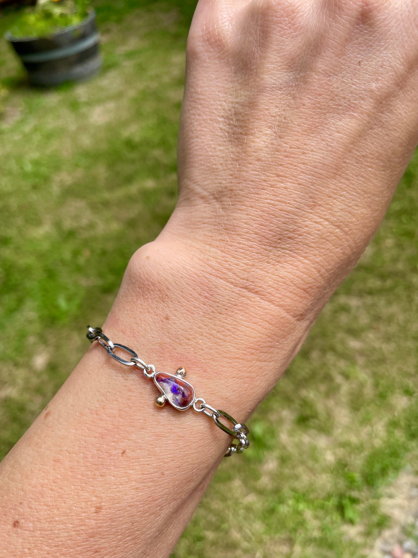Mexican Fire Opal Bracelet 2
