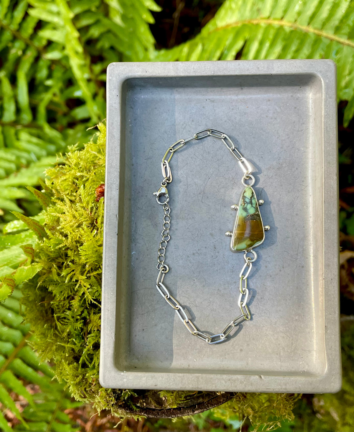 Saguaro Variscite Chain Bracelet