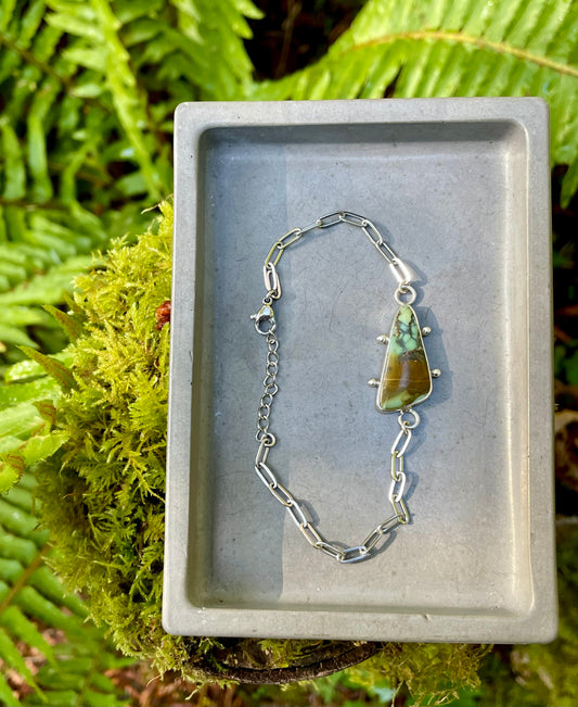 Saguaro Variscite Chain Bracelet