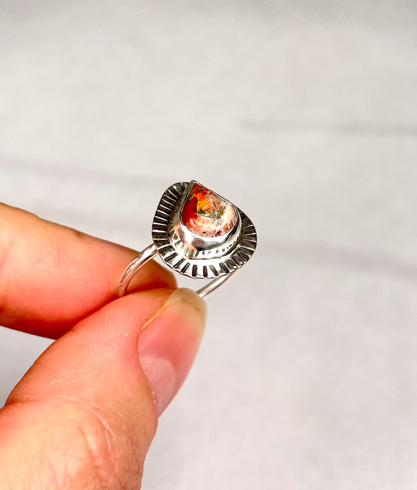 Mexican Fire Opal size 9