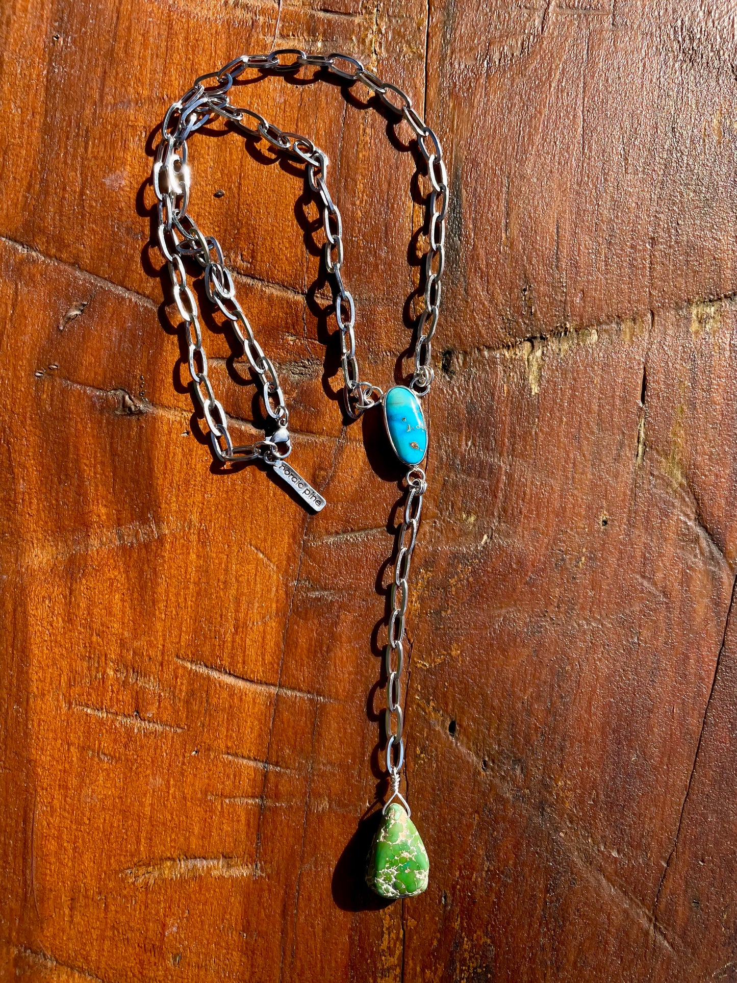 Turquoise Lariat Necklace 1