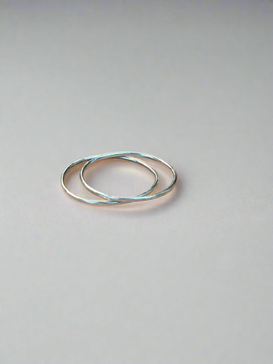 The Delicate Twin Stacking Rings *Live Your Life Collection