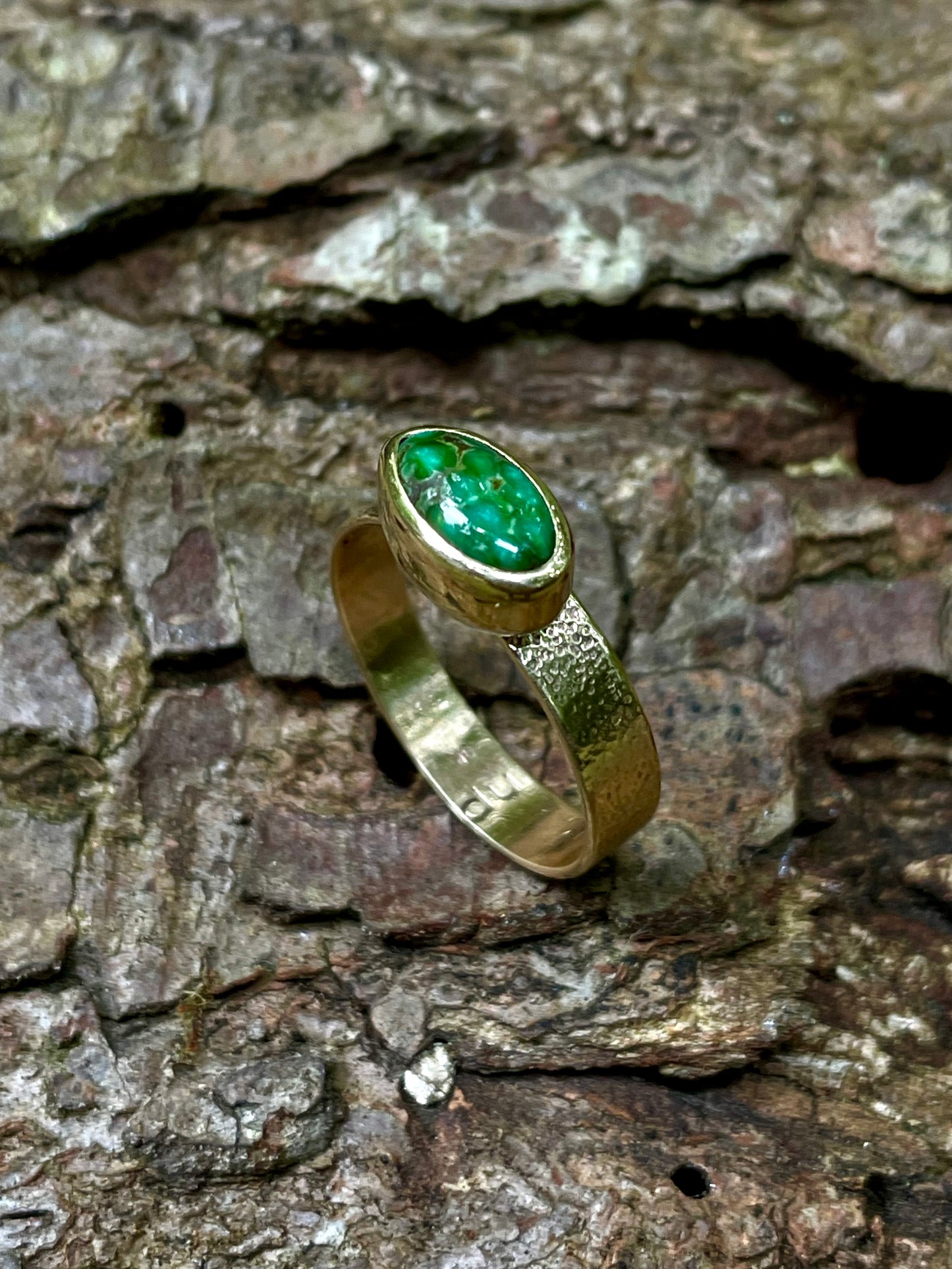 Sonoran Turquoise Gold Ring