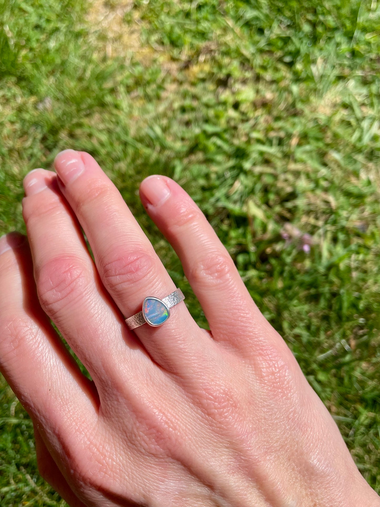 Australian Opal Ring Size 8