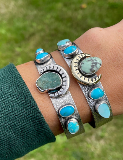 Wide Turquoise Statement Cuff