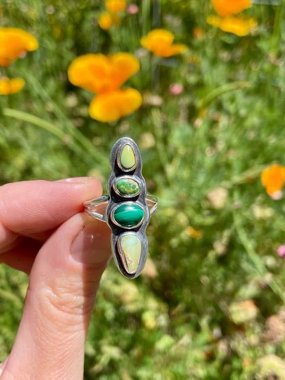 Multi stone ring size 6.5