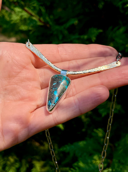 Persian Turquoise Bar Necklace