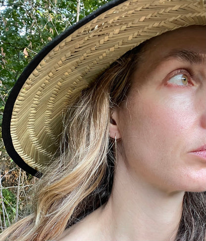 Textured Paperclip Earrings