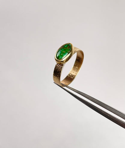 Sonoran Turquoise Gold Ring