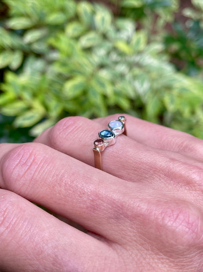 Golden Gem Collector Ring Size 8