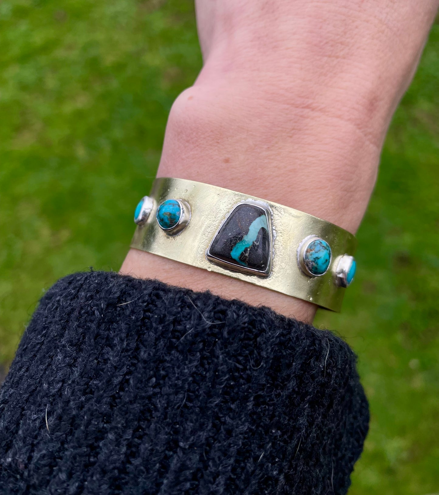 Turquoise statement cuff 1