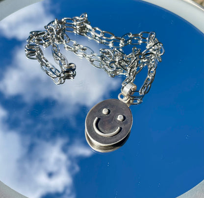 Reversible Montana Agate Pendant 2