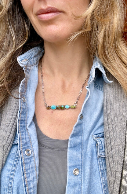 Straight Gem Collector Necklace 2