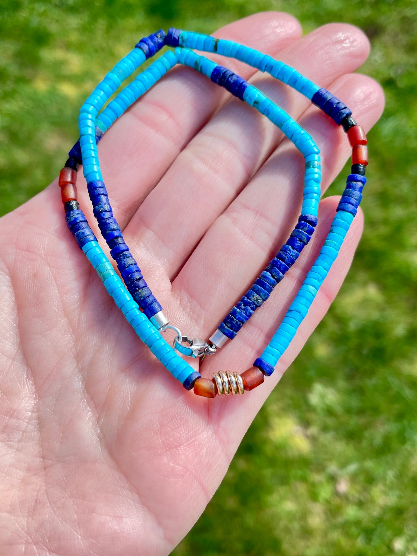 Beaded Turquoise Necklace 3