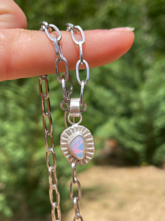 Recycled Australian Opal Pendant 2