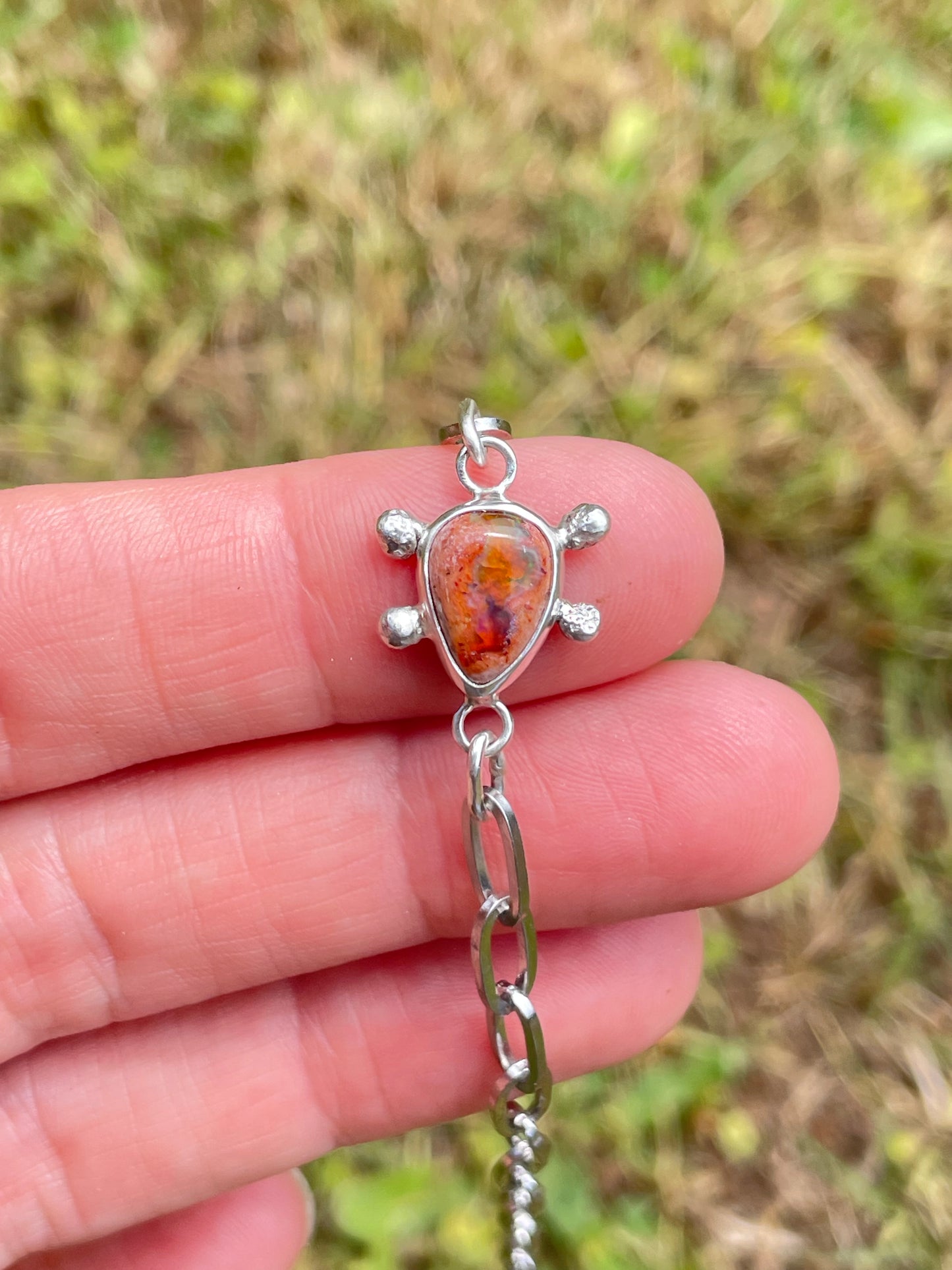 Mexican Fire Opal Bracelet 1