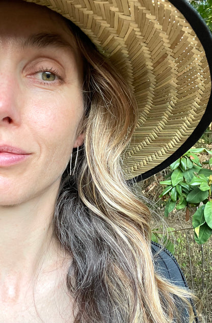 Textured Paperclip Earrings